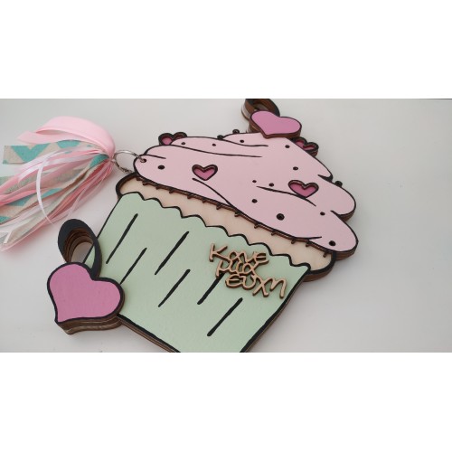 Ευχολόγιο ξύλινο cupcake eux318 Ευχολόγιο ξύλινο cupcake eux318