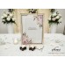 Ξύλινο Κάδρο Ευχών για Γάμο ή Βάπτιση – Floral Guestbook eux378