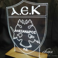 Φωτιστικό ΑΕΚ με όνομα fot020