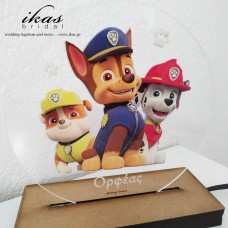 Φωτιστικό Paw Patrol με όνομα fot029