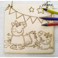 Ξύλινο Peppa George mpb068 Ξύλινο Peppa George mpb068