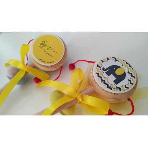 Τυμπανάκι ελεφαντάκι γκρι κίτρινο tym007 Τυμπανάκι ελεφαντάκι γκρι κίτρινο tym007
