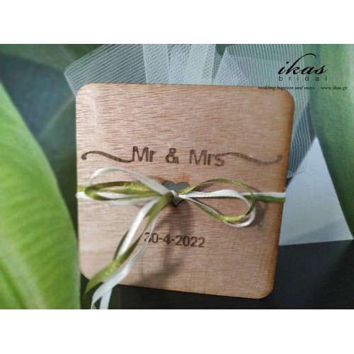 Μπομπονιέρα γάμου mr & mrs mpg003