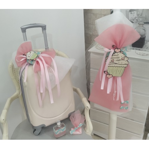 Πακέτο βάπτισης κορίτσι cupcakes pakv101 Πακέτο βάπτισης κορίτσι cupcakes pakv101