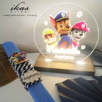 Πασχαλινή λαμπάδα και φωτιστικό Paw Patrol pas537s