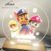 Φωτιστικό Paw Patrol με όνομα fot029
