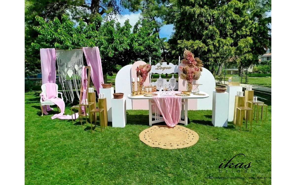 Ρομαντική boho βάπτιση 254