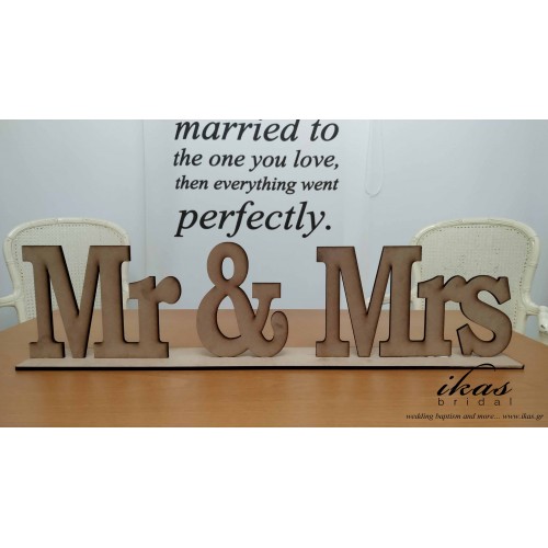 Mr & Mrs στεκούμενο mon306