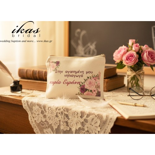 Προσωποποιημένο Νεσεσέρ για Νηπιαγωγό με Floral Σχέδιο tam068 Προσωποποιημένο Νεσεσέρ για Νηπιαγωγό με Floral Σχέδιο tam068
